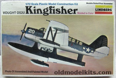 Lindberg 1/72 Vought OS2U Kingfisher - Wheels or Floats, 940 plastic model kit